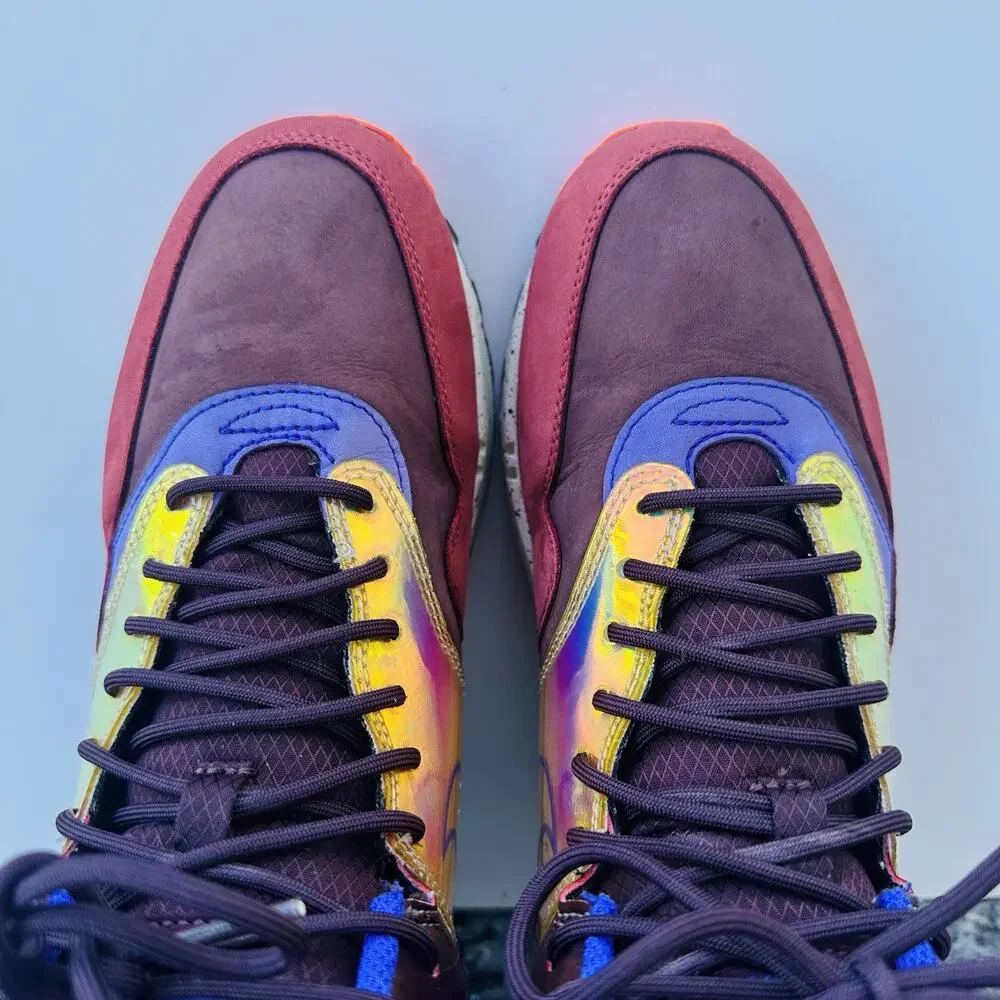 Nike Air Max 1 Mid Sneakerboot Deep Burgundy Purple 685269-600 Women’s Size 8.5